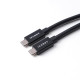 Cable USB-C Thunderbolt 4 dual IVANKY para FusionDock Max 1, 1,2 m