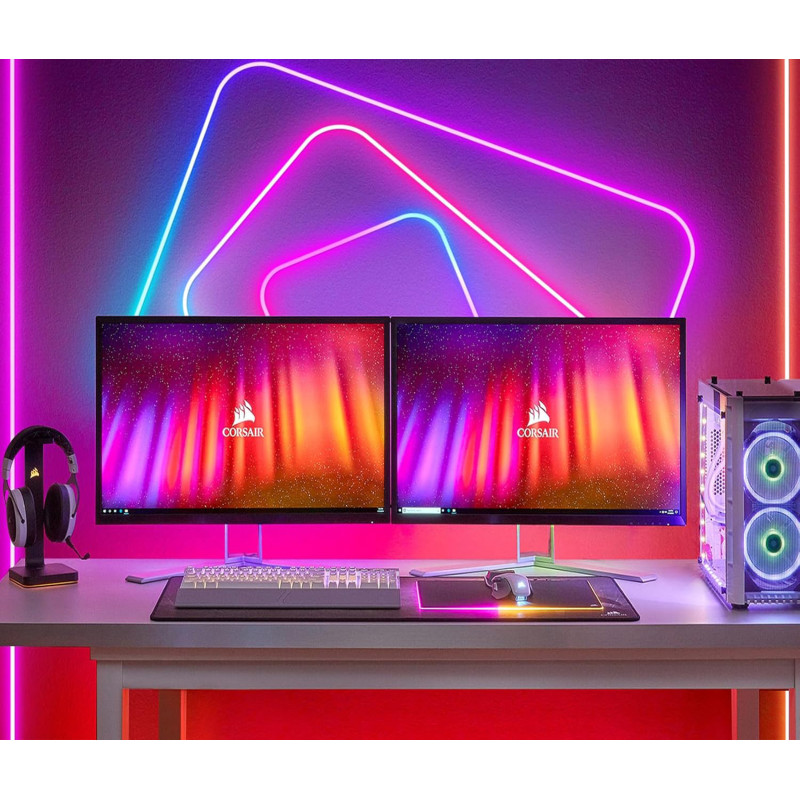 Tira de neón LED LETIANPAI RGB IP65 de 45 m con control flexible para exteriores