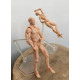 Conjunto de modelos de figuras de maniquí móviles, 2 piezas, figuras para dibujar, dibujar, posar, modelo artístico