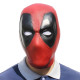 Máscara facial de Deadpool, disfraz de cosplay, máscara de tela flexible para disfraz de superhéroe de Deadpool