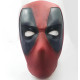 Máscara facial de Deadpool, disfraz de cosplay, máscara de tela flexible para disfraz de superhéroe de Deadpool