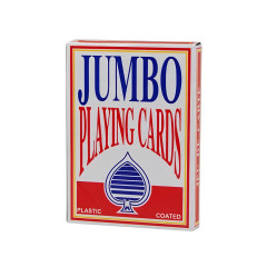 Cartas Jumbo Grandes de 28x21 cm de tamaño con cartas enormes te convertirás en el rey de la situación tus oponentes se preguntarán