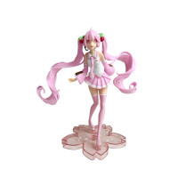 Figura de Anime Miku Hatsune Sakura 15cm Figura Coleccionable de la Idol Japonesa en Versión Sakura