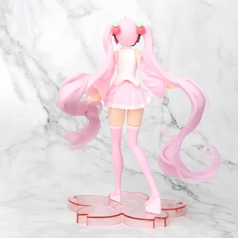 Figura de Anime Miku Hatsune Sakura 15cm Figura Coleccionable de la Idol Japonesa en Versión Sakura