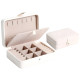 Caja organizadora Joyero elegante contenedor para aretes, anillos, collares