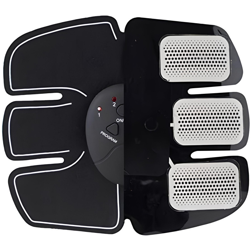 Electroestimulador muscular abdominal EMS 6 programas cinturón de entrenamiento sencillo para fortalecer los músculos