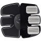Electroestimulador muscular abdominal EMS 6 programas cinturón de entrenamiento sencillo para fortalecer los músculos
