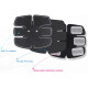 Electroestimulador muscular abdominal EMS 6 programas cinturón de entrenamiento sencillo para fortalecer los músculos