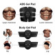 Electroestimulador muscular abdominal EMS 6 programas cinturón de entrenamiento sencillo para fortalecer los músculos