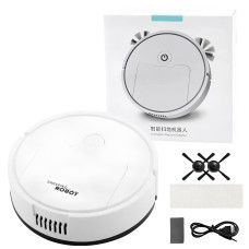 Mini robot aspirador blanco 400 mAh 3,7 V aspirador automático para la recogida diaria de polvo en zonas pequeñas