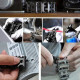 Pulsera multiherramientas de 29 herramientas de acero color plata con herramientas EDC para uso diario y supervivencia