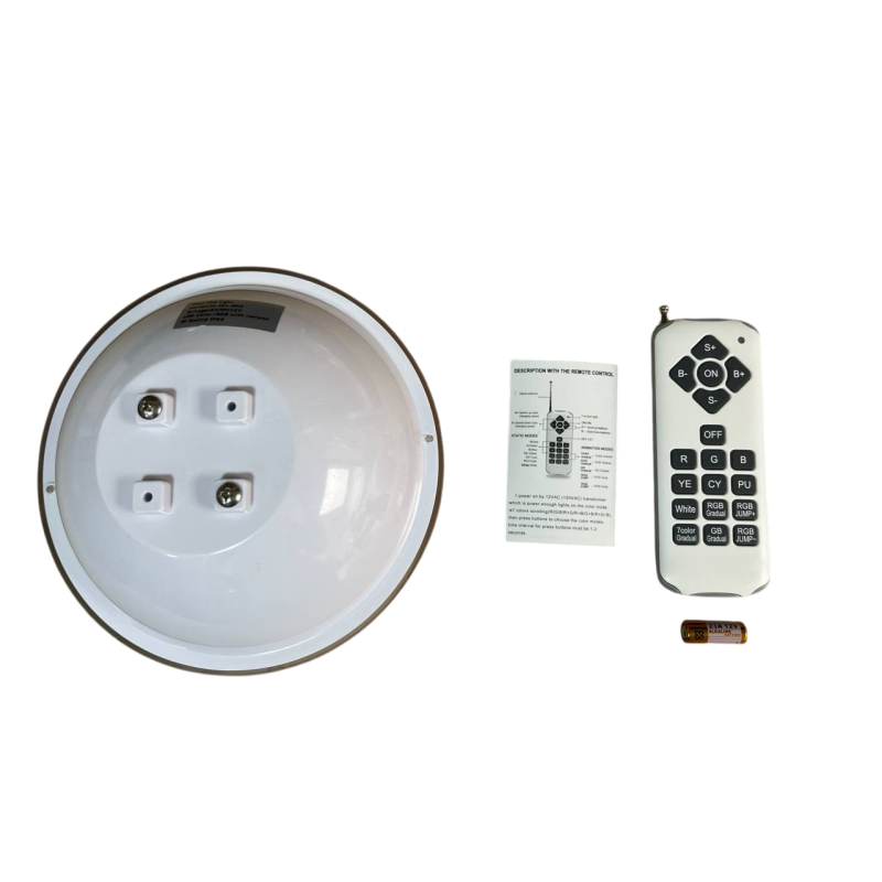 Lámpara LED Kingwen 40W RGBW IP68 12V para piscina y acuario, sumergible