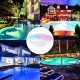 Lámpara LED Kingwen 40W RGBW IP68 12V para piscina y acuario, sumergible