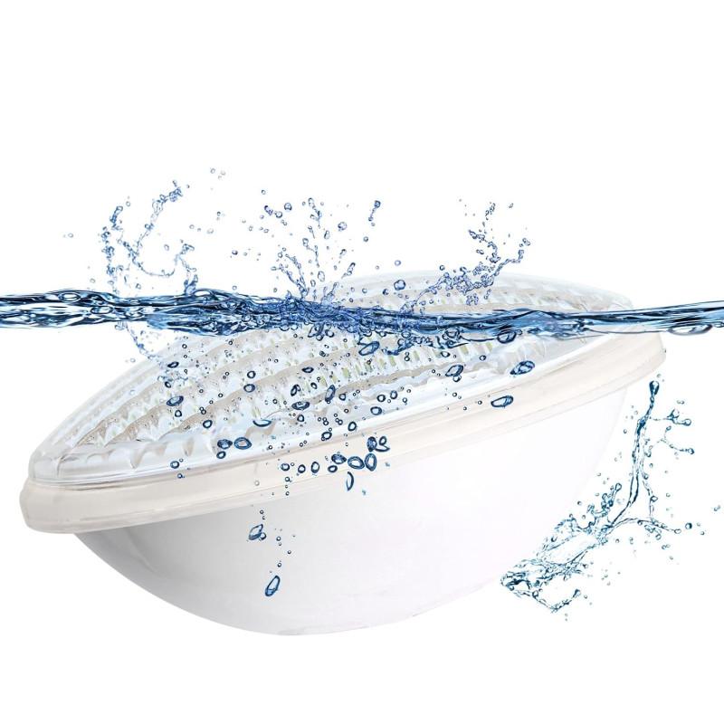 Lámpara LED Kingwen 40W RGBW IP68 12V para piscina y acuario, sumergible