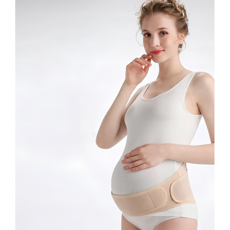 Cinturón de maternidad para el embarazo, soporte abdominal y lumbar para embarazadas.