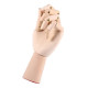Maniquí de mano de madera de 18 cm para dibujar modelo anatómico para artistas y elemento decorativo de interior.