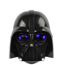 Máscara LED de Darth Vader de Star Wars, máscara brillante de Star Wars con efectos de luz para cosplay y diversión