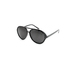 Gafas ayurvédicas para mejorar la visión, gafas negras sin lentes con orificios, que mejoran la agudeza visual y la relajación ocular.