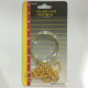 Colgante de aumento Lupa colgante 5x dorado elegante colgante con función de lupa, gadget decorativo y práctico