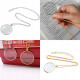 Colgante de aumento Lupa colgante 5x dorado elegante colgante con función de lupa, gadget decorativo y práctico