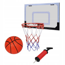 Mini juego de baloncesto STAY GENT para puerta con canasta, pelota y bomba