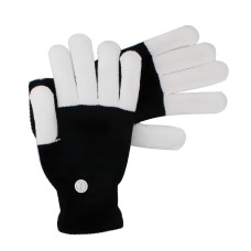 Guantes LED que brillan en la oscuridad, guantes LED de colores intermitentes para baile, conciertos y espectáculos de luces.