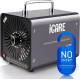 Generador de ozono ICARE 30000 mg/h, 45 W, 45 dB, 16,3 x 21,5 x 16 cm, gris