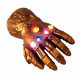 Guantelete del Infinito de Thanos, juguete interactivo iluminado de 34,5 cm con Gemas del Infinito y luz