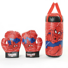Guantes de boxeo y saco de boxeo de Spider-Man para niños