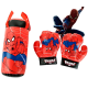 Guantes de boxeo y saco de boxeo de Spider-Man para niños
