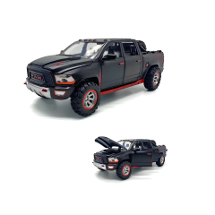 Dodge Ram TRX - Modelo de coche de metal a escala 1:32, miniatura realista con puertas que se abren y tracción trasera