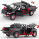 Dodge Ram TRX - Modelo de coche de metal a escala 1:32, miniatura realista con puertas que se abren y tracción trasera
