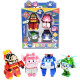 Conjunto de figuras - coches transformables, 4 piezas