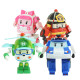 Conjunto de figuras - coches transformables, 4 piezas