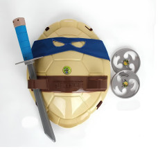 Set interactivo de las Tortugas Ninja Leonardo con armas, armaduras y shurikens