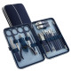 RESTEQ set de manicura y pedicura 18 herramientas en un estuche set de cuidado de uñas para manos y pies