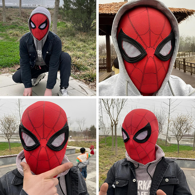 Máscara de Spider-Man Máscara de Spider-Man Máscara de Marvel Máscara de disfraz para una fiesta de máscaras
