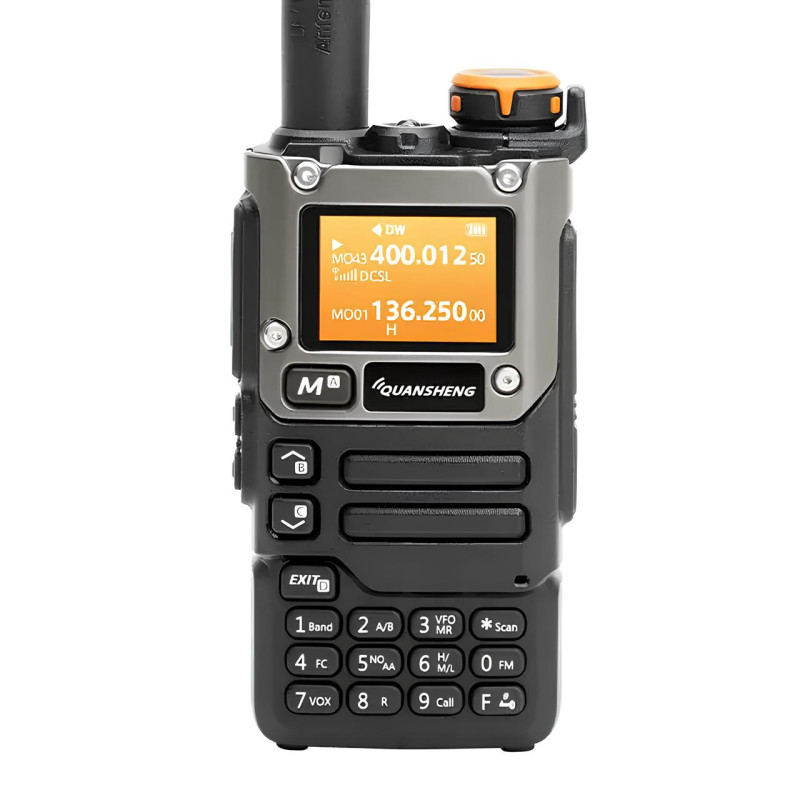Radio CB portátil Quansheng UV-K5 (8), 50-600 MHz, 5 W, 2023 FM, AM, tipo C