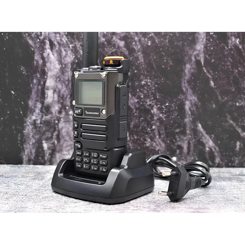 Radio CB portátil Quansheng UV-K5 (8), 50-600 MHz, 5 W, 2023 FM, AM, tipo C