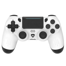 Mando inalámbrico Data Frog para PS4/PS4 Slim/PS4 Pro, PC, Android, blanco