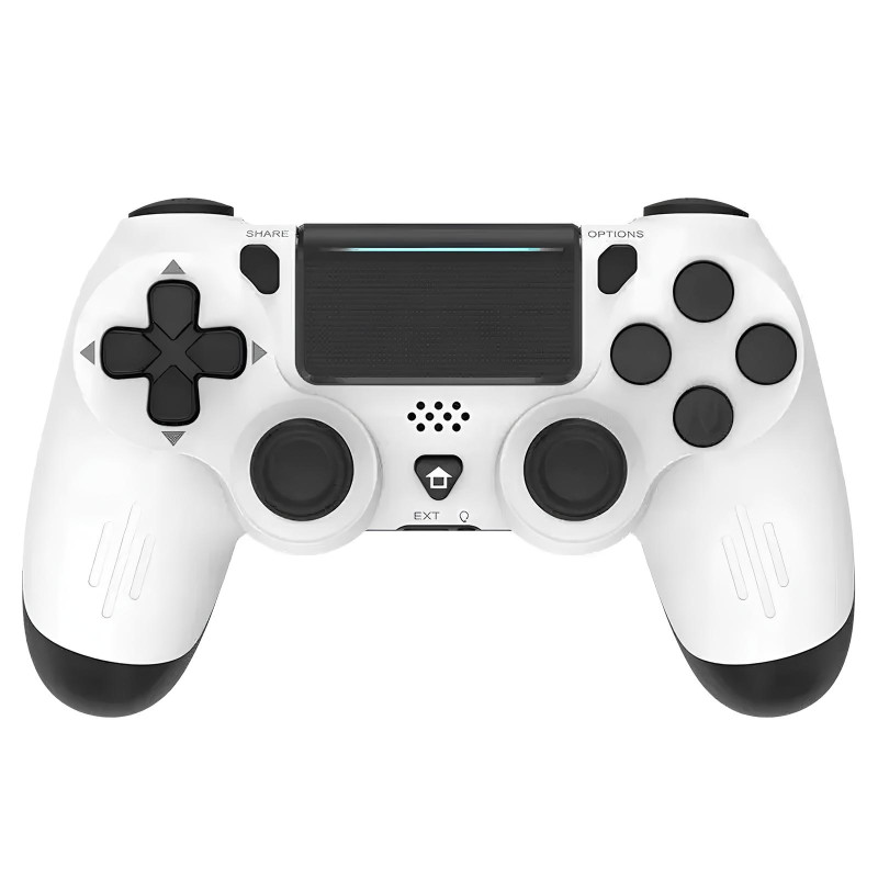 Mando inalámbrico Data Frog para PS4/PS4 Slim/PS4 Pro, PC, Android, blanco