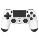 Mando inalámbrico Data Frog para PS4/PS4 Slim/PS4 Pro, PC, Android, blanco