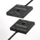 Conmutador KVM2 3.1 Thunderbolt 3 tipo C, 2 entradas, 1 salida, modelo AB201