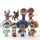 Un set de figuras del cuento de hadas sobre el secreto de Coco, 8 figuras decorativas de la película Coco, perfectas para fanáticos de la animación y coleccionistas.