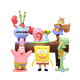 Set de 6 figuras de Bob Esponja. Personajes de Bob Esponja para divertirse y coleccionar. Acabado de alta calidad.
