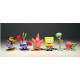 Set de 6 figuras de Bob Esponja. Personajes de Bob Esponja para divertirse y coleccionar. Acabado de alta calidad.