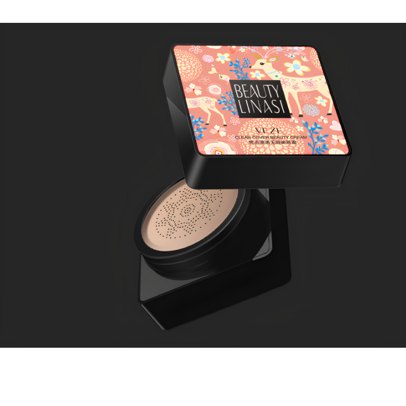 Crema BB VEZE, base de maquillaje líquida VEZE Cushion, color 01 Natural