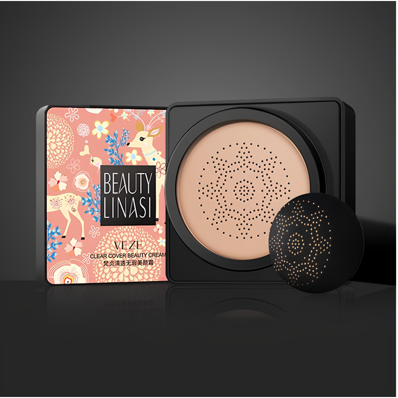 Crema BB VEZE, base de maquillaje líquida VEZE Cushion, color 01 Natural